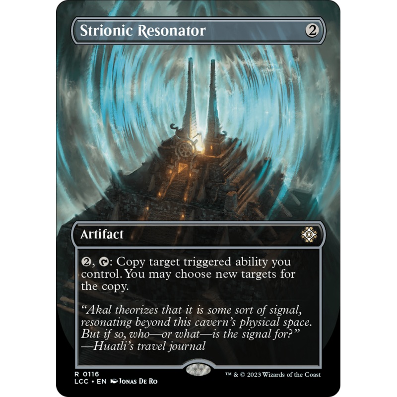 Strionic Resonator (Borderless) [The Lost Caverns of Ixalan Commander]