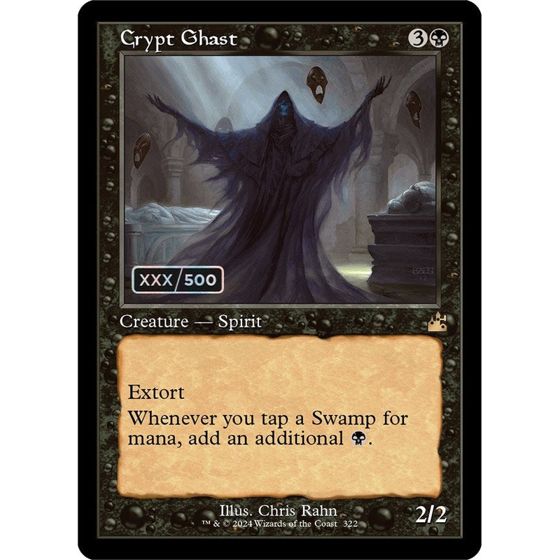 Crypt Ghast (Retro) (Serialized) [Ravnica Remastered]