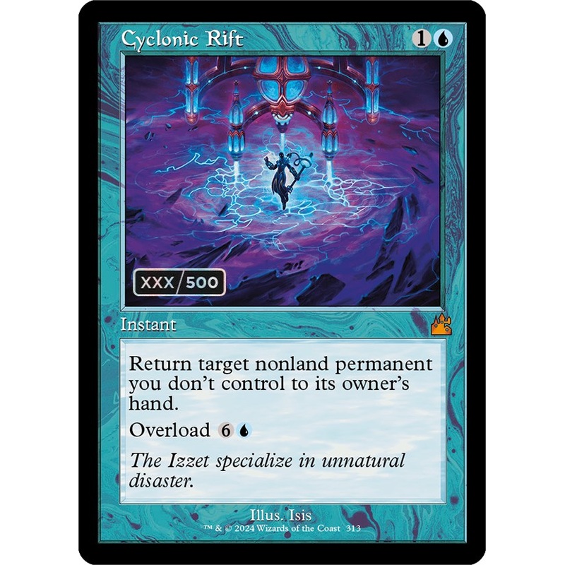 Cyclonic Rift (Retro) (Serialized) [Ravnica Remastered]