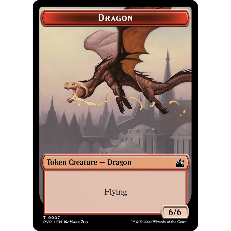 Dragon Token [Ravnica Remastered Tokens]