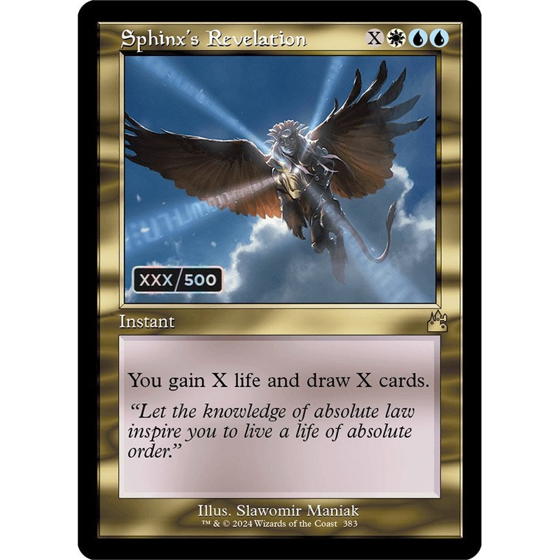 Sphinx's Revelation (Retro) (Serialized) [Ravnica Remastered]