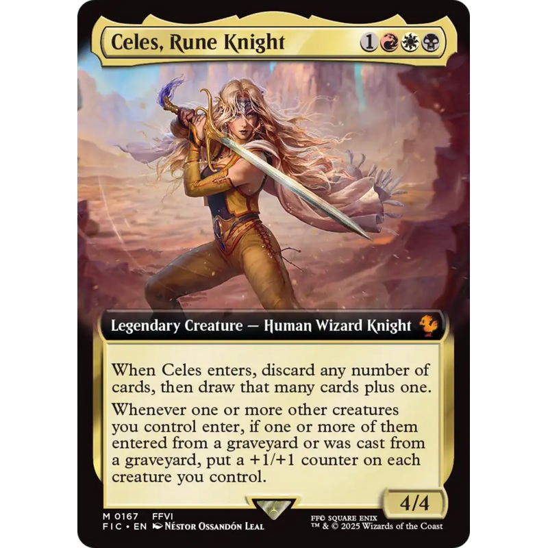 Celes, Rune Knight (Extended Art) [FINAL FANTASY Commander]