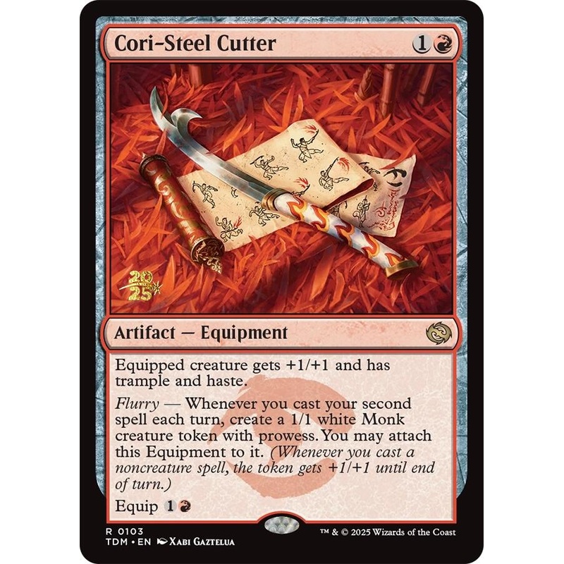Cori-Steel Cutter [Tarkir: Dragonstorm Prerelease Promos]