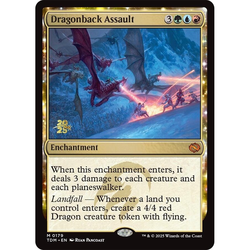 Dragonback Assault [Tarkir: Dragonstorm Prerelease Promos]