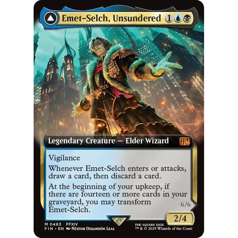 Emet-Selch, Unsundered // Hades, Sorcerer of Eld (Extended Art) [FINAL FANTASY]
