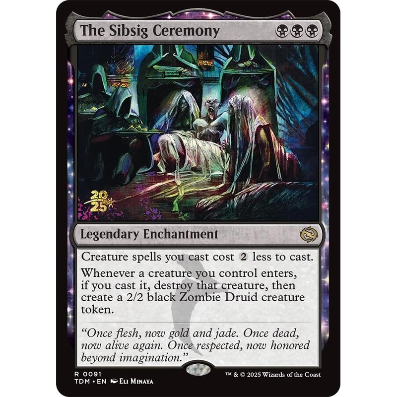 The Sibsig Ceremony [Tarkir: Dragonstorm Prerelease Cards]
