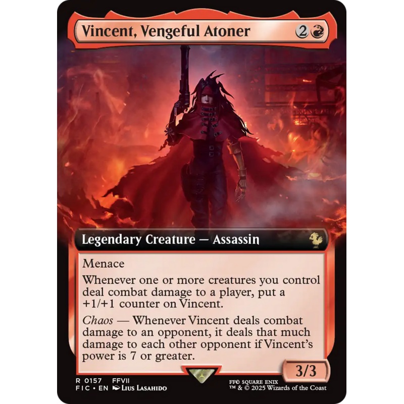 Vincent, Vengeful Atoner (Extended Art) [FINAL FANTASY Commander]