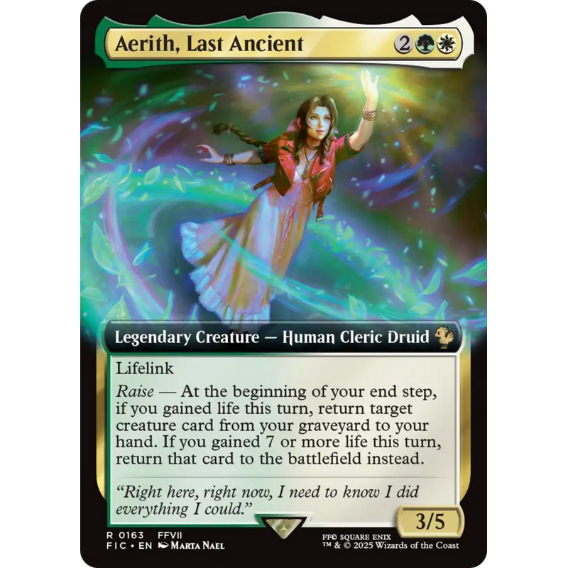 Aerith, Last Ancient (Extended Art) [FINAL FANTASY Commander]