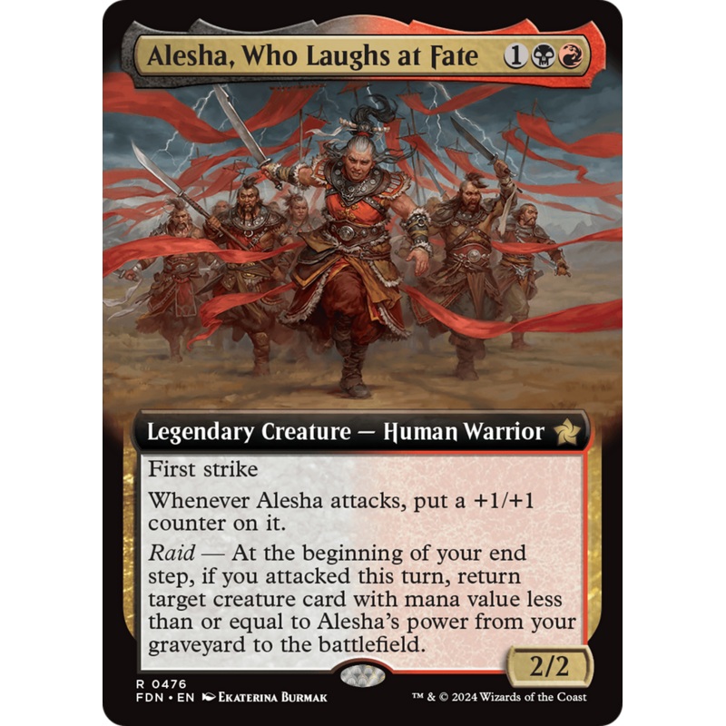 Alesha, Who Laughs at Fate (Extended Art) [Foundations]