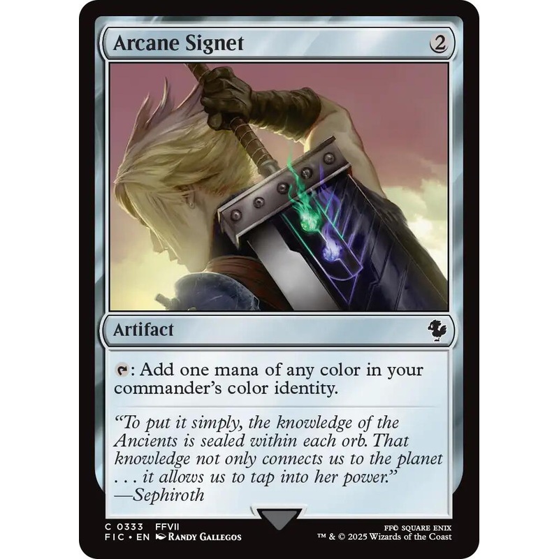 Arcane Signet (0333) (Surge Foil) [FINAL FANTASY Commander]