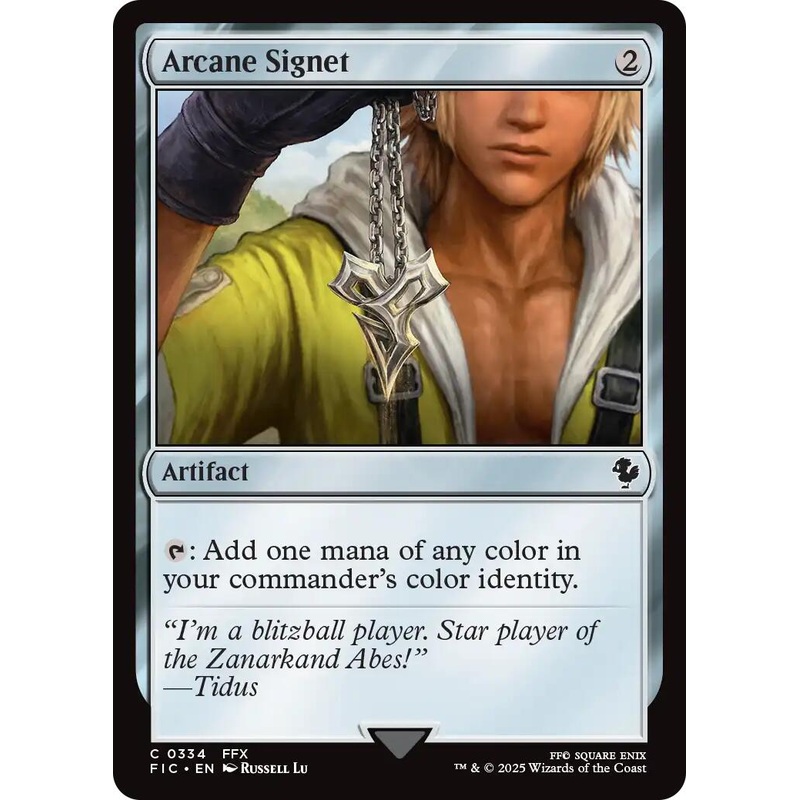 Arcane Signet (0334) (Surge Foil) [FINAL FANTASY Commander]