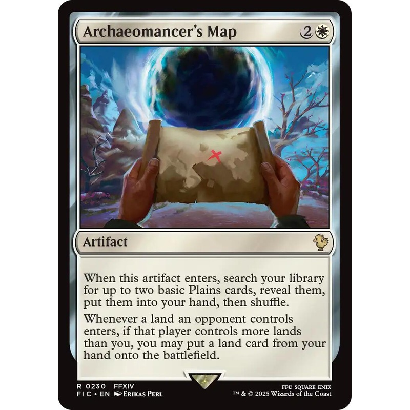 Archaeomancer's Map (Surge Foil) [FINAL FANTASY Commander]