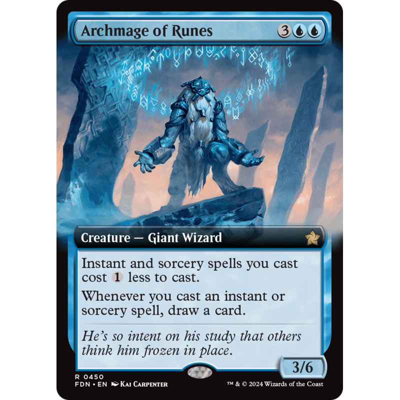 Archmage of Runes (Extended Art) [Foundations]