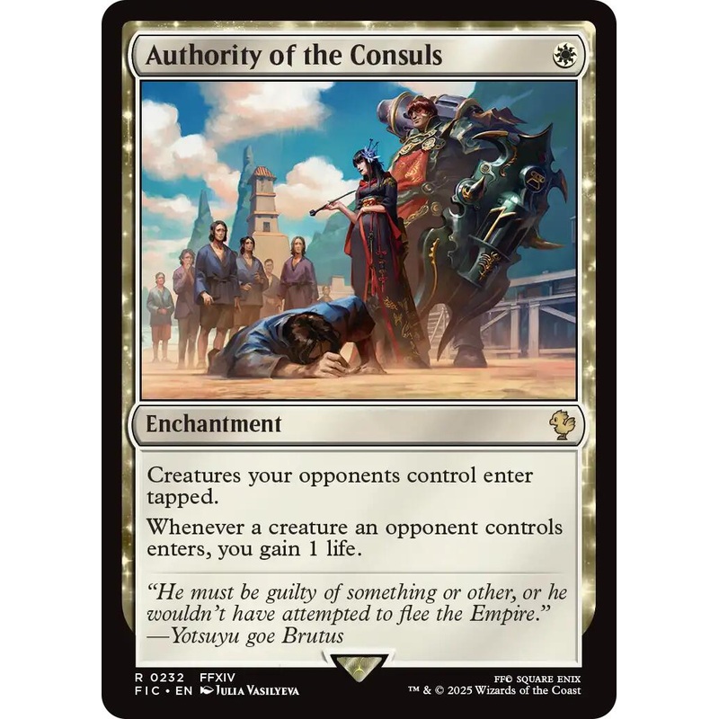 Authority of the Consuls (Surge Foil) [FINAL FANTASY Commander]