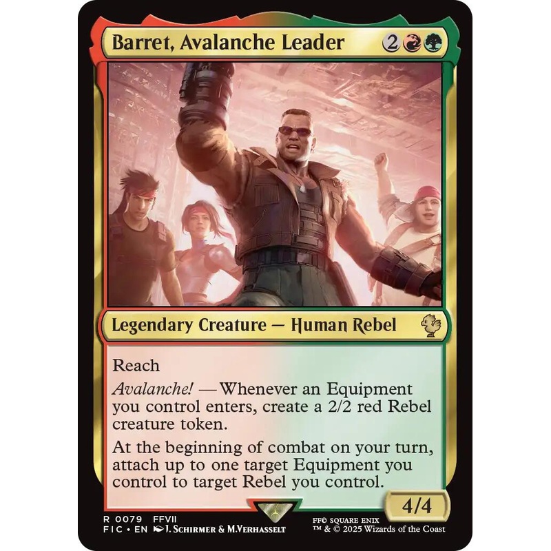 Barret, Avalanche Leader (Surge Foil) [FINAL FANTASY Commander]