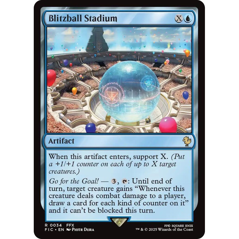 Blitzball Stadium (Surge Foil) [FINAL FANTASY Commander]