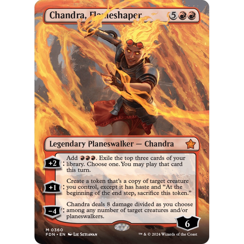 Chandra, Flameshaper (Borderless) [Foundations]