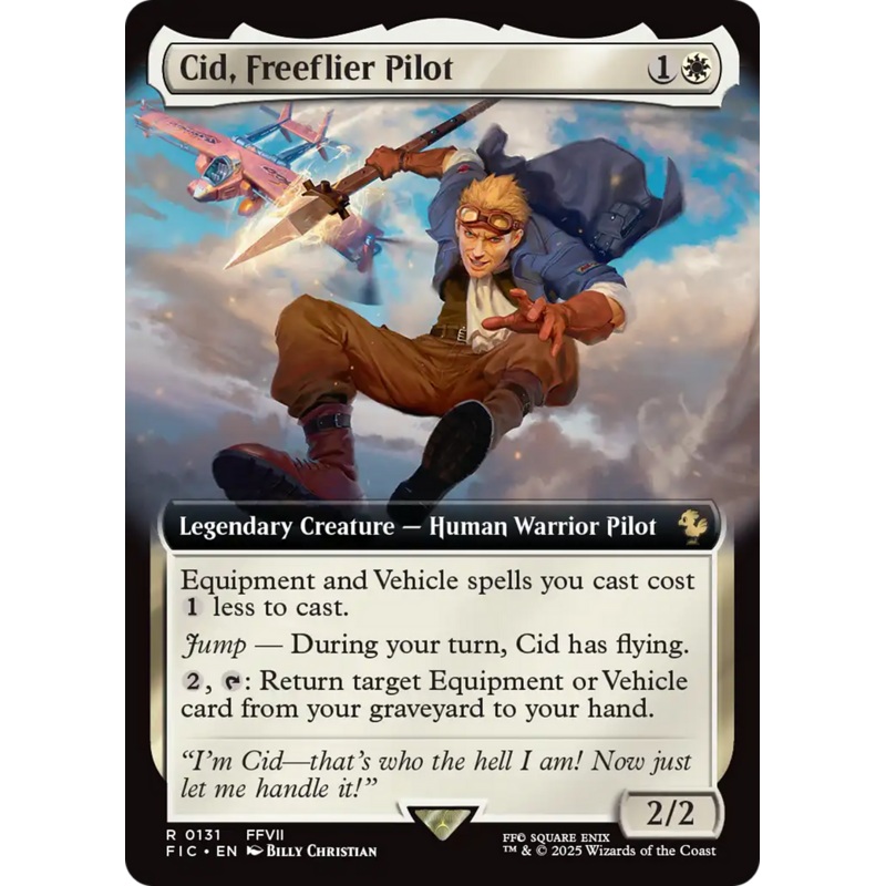 Cid, Freeflier Pilot (Extended Art) [FINAL FANTASY Commander]