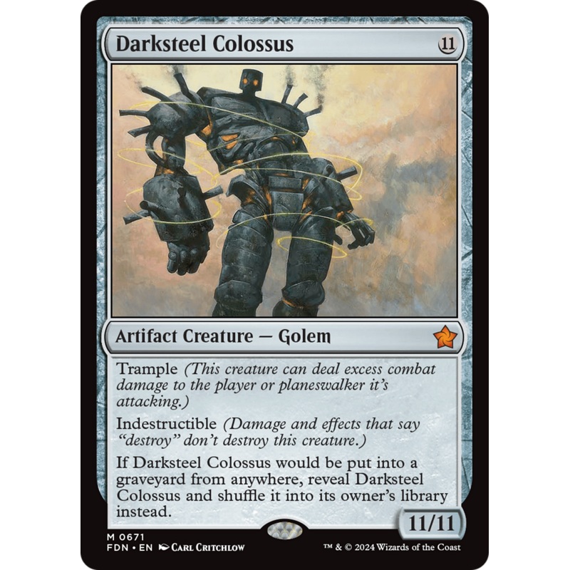 Darksteel Colossus [Foundations]