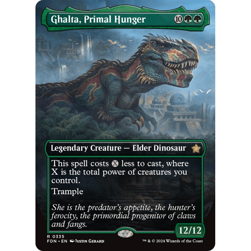 Ghalta, Primal Hunger (Borderless) [Foundations]