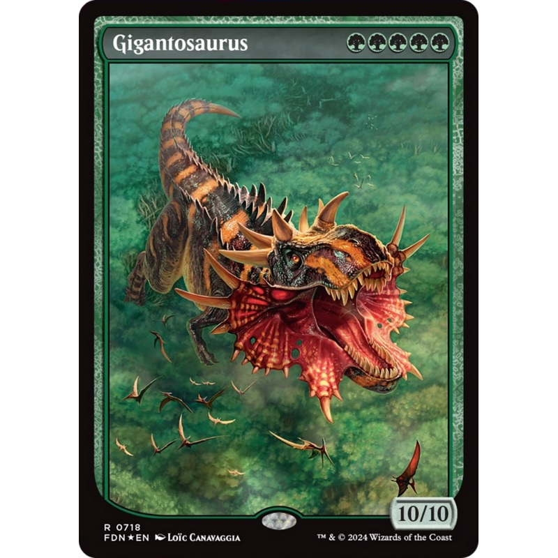 Gigantosaurus (Full Art) [Foundations]