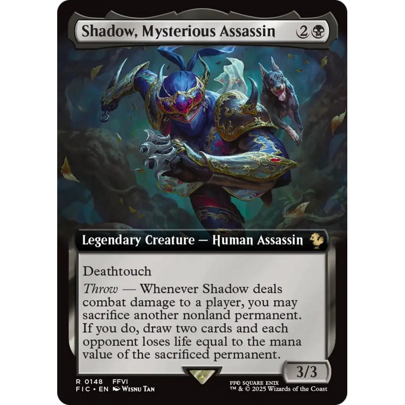 Shadow, Mysterious Assassin (Extended Art) [FINAL FANTASY Commander]