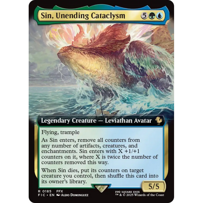 Sin, Unending Cataclysm (Extended Art) [FINAL FANTASY Commander]