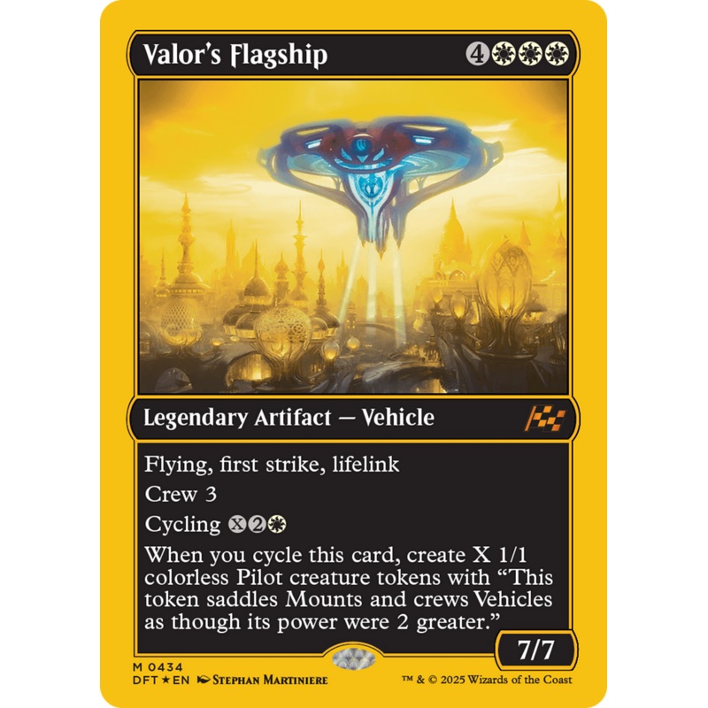 Valor's Flagship (First-Place Foil) [Aetherdrift]