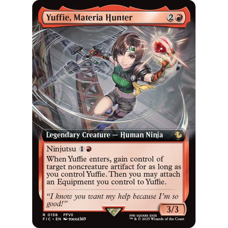 Yuffie, Materia Hunter (Extended Art) [FINAL FANTASY Commander]