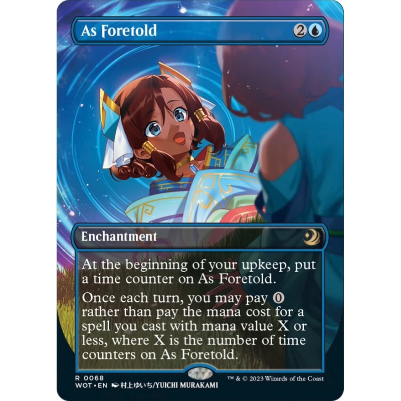 As Foretold (Anime Borderless) [Wilds of Eldraine: Enchanting Tales]