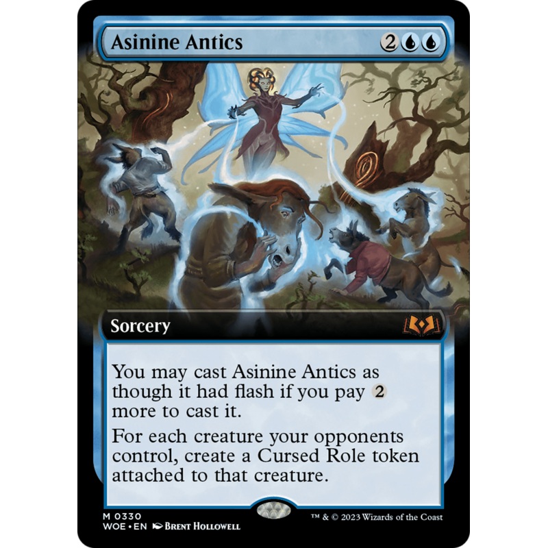 Asinine Antics (Extended Art) [Wilds of Eldraine]