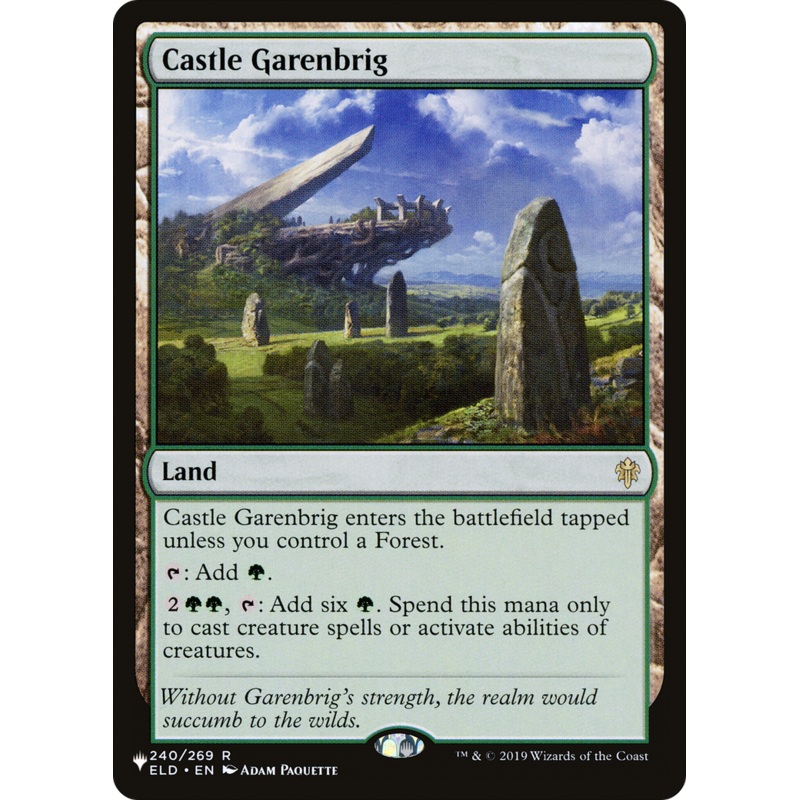 Castle Garenbrig [The List]