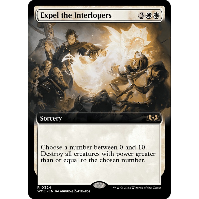 Expel the Interlopers (Extended Art) [Wilds of Eldraine]