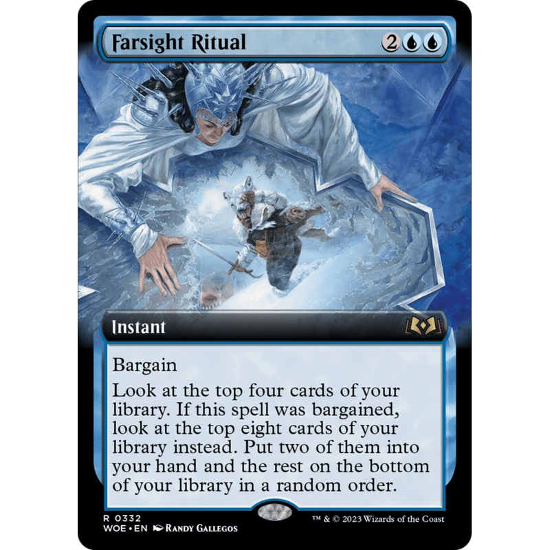 Farsight Ritual (Extended Art) [Wilds of Eldraine]
