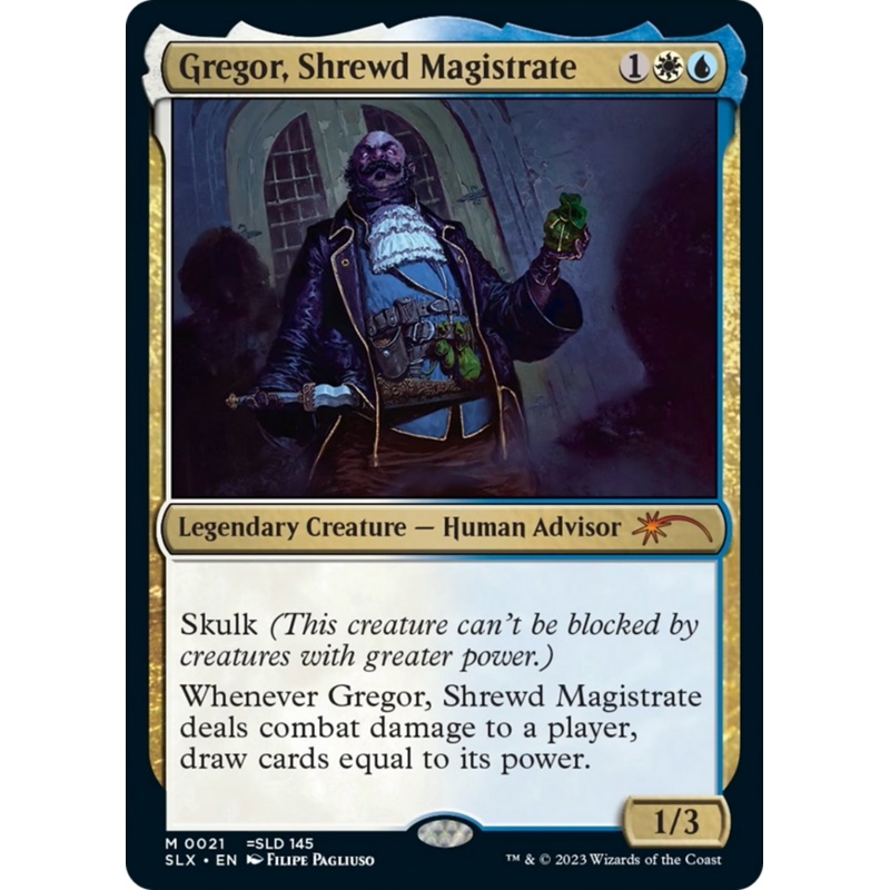 Gregor, Shrewd Magistrate [Secret Lair: Universes Within]