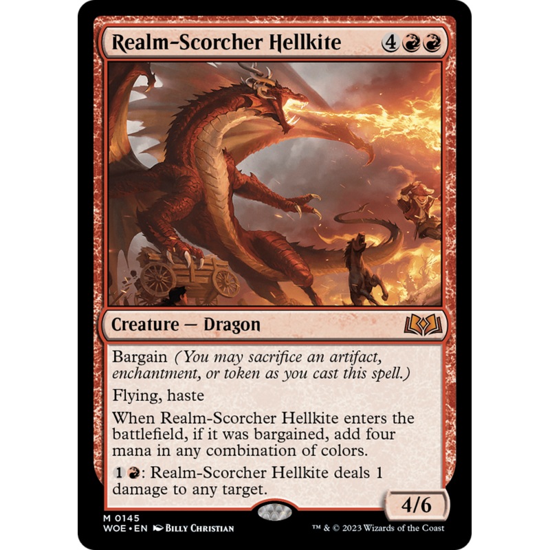Realm-Scorcher Hellkite [Wilds of Eldraine]