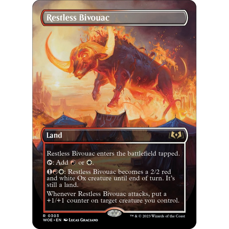 Restless Bivouac (Borderless Alternate Art) [Wilds of Eldraine]