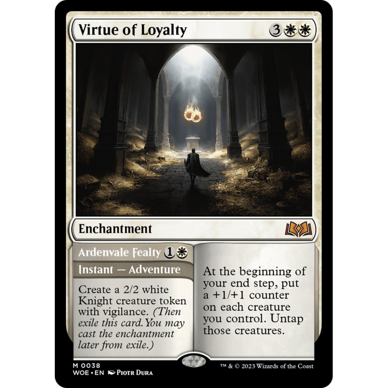 Virtue of Loyalty // Ardvenvale Fealty [Wilds of Eldraine]