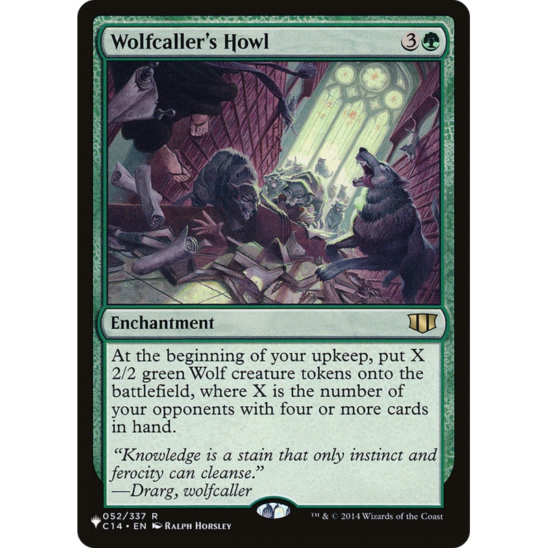 Wolfcaller's Howl [The List]
