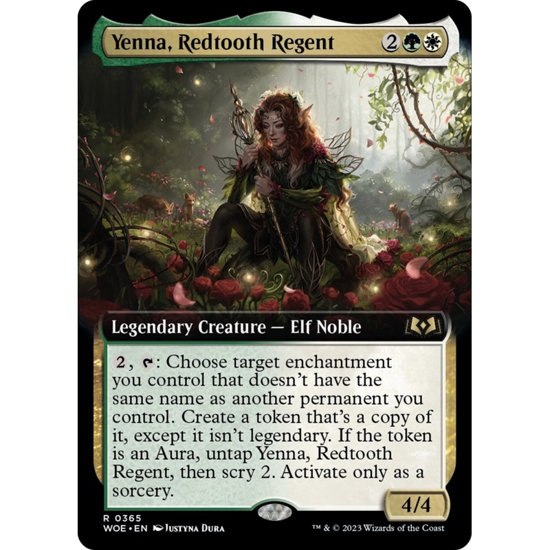 Yenna, Redtooth Regent (Extended Art) [Wilds of Eldraine]