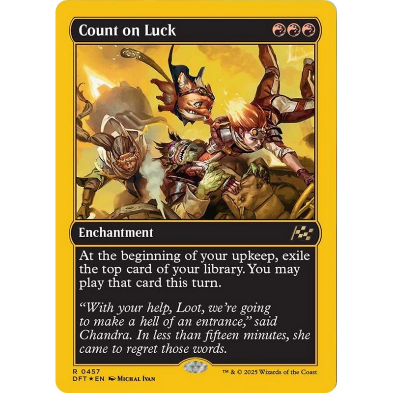 Count on Luck (First-Place Foil) [Aetherdrift]