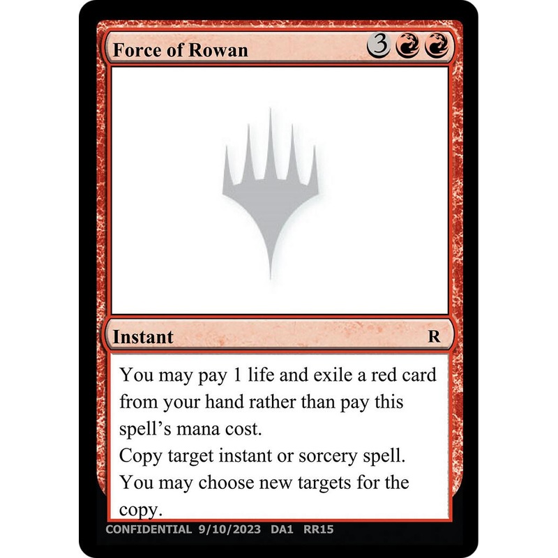 Force of Rowan [Unknown Event]