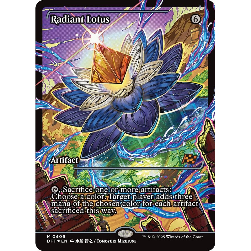 Radiant Lotus (Showcase) (Japanese) [Aetherdrift]