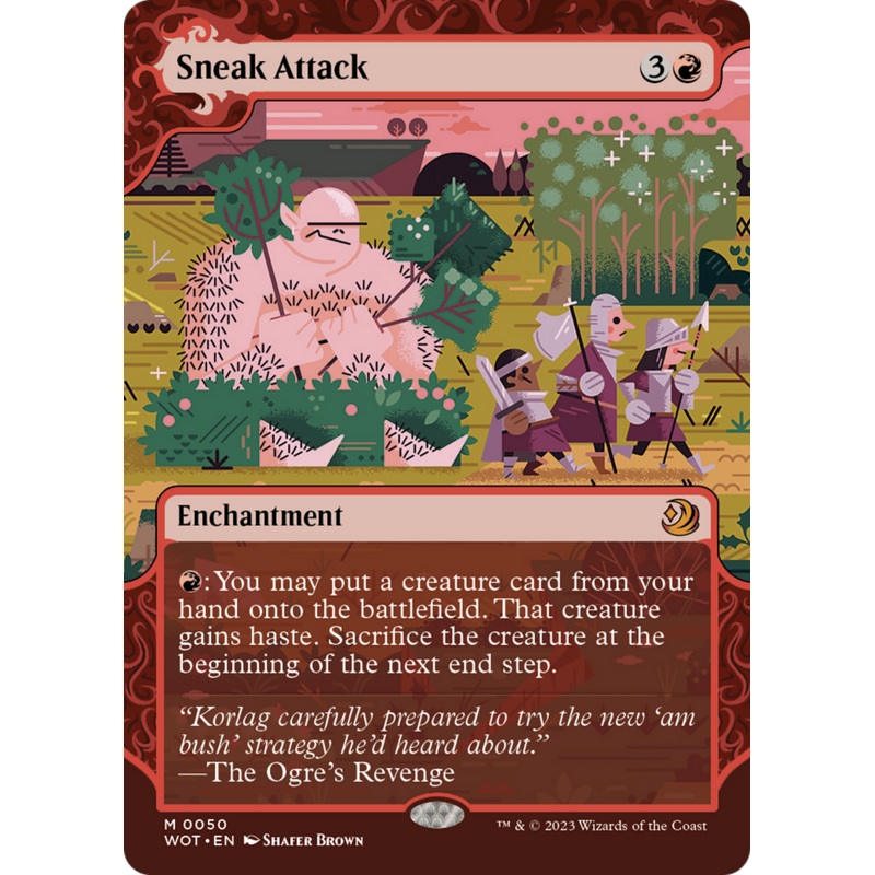 Sneak Attack [Wilds of Eldraine: Enchanting Tales]