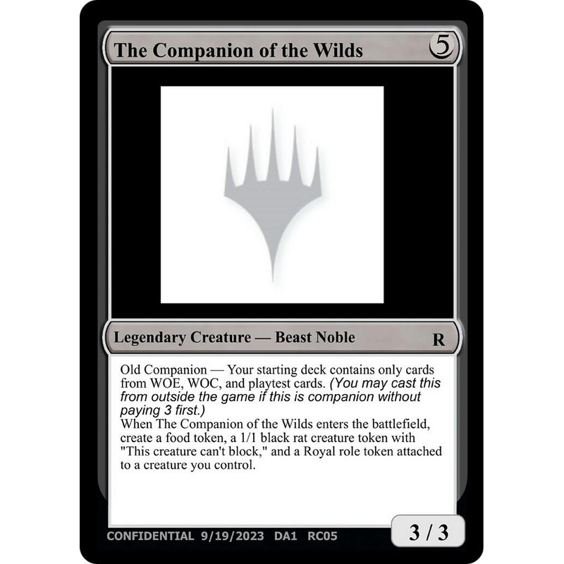 The Companion of the Wilds [Unknown Event]