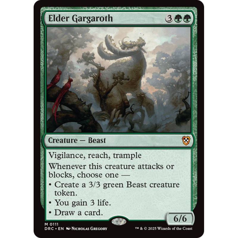 Elder Gargaroth [Aetherdrift Commander]