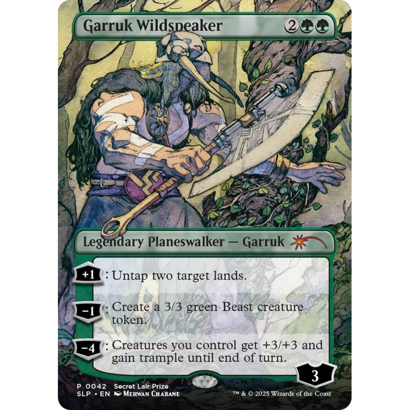 Garruk Wildspeaker [Secret Lair Showdown]