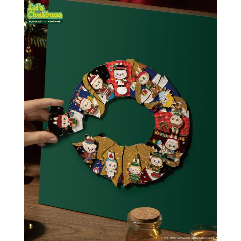 POP MART The Monsters Let's Christmas Series - Blind Box Fridge Magnets