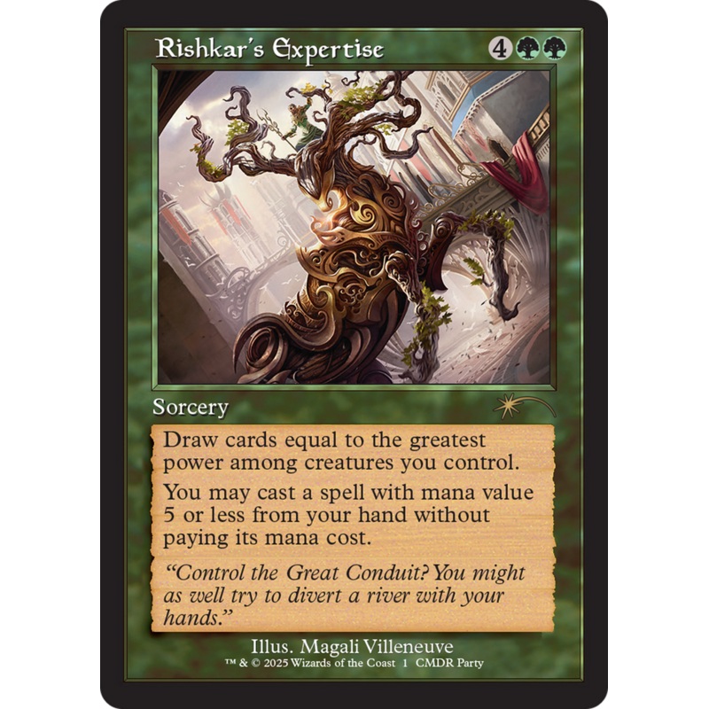 Rishkar's Expertise (Retro Frame) [Wizards Play Network 2025]