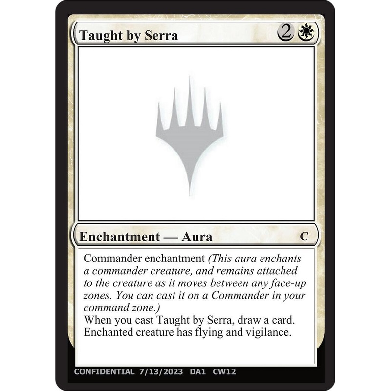 Taught by Serra [Unknown Event]